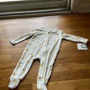 Set of (2) footie Little me Sleepers NWT. 6m